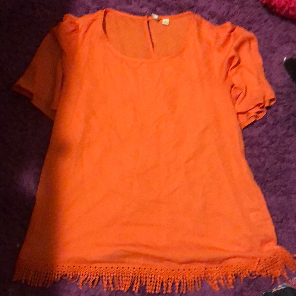 Orange Blouse